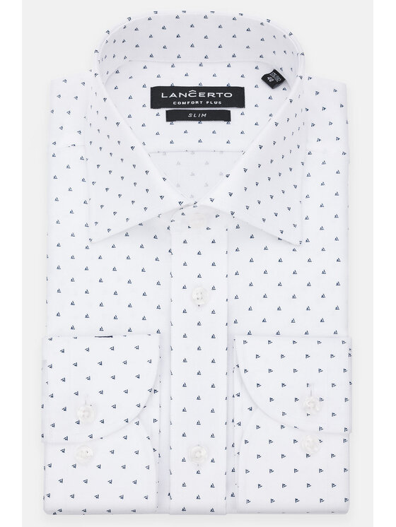 Lancerto Lancerto Koszula Marla KO073123000012 Biały Slim Fit