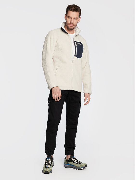 Jack Wolfskin Jack Wolfskin Felpa Kingsway 1709002 Beige Regular Fit