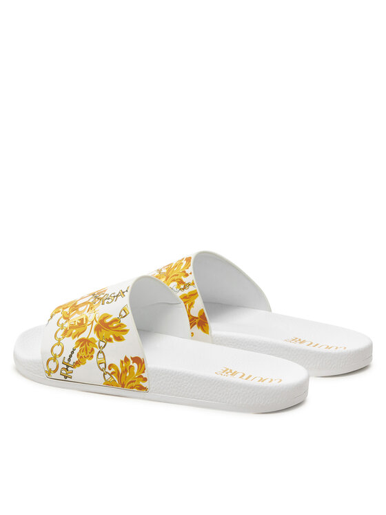 Versace Jeans Couture Versace Jeans Couture Şlapi 77VA3SQ3 ZS834 Alb