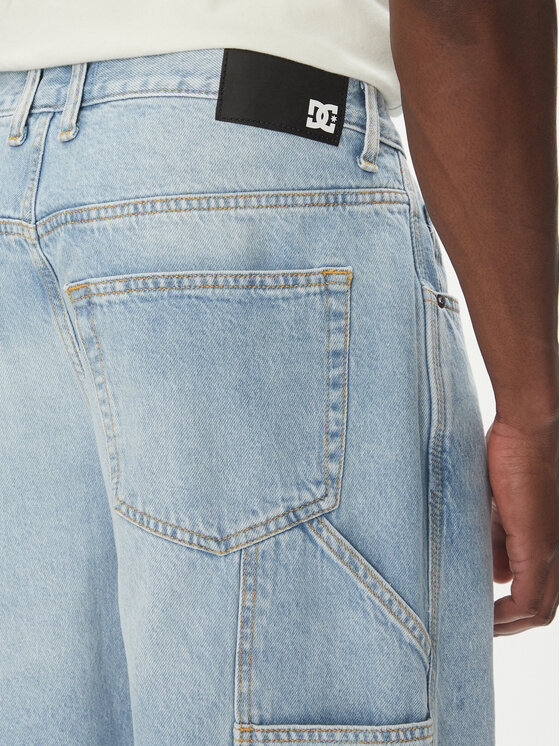 DC DC Blugi Worker Baggy Carpenter Ril ADYDP03087 Albastru celest Regular Fit