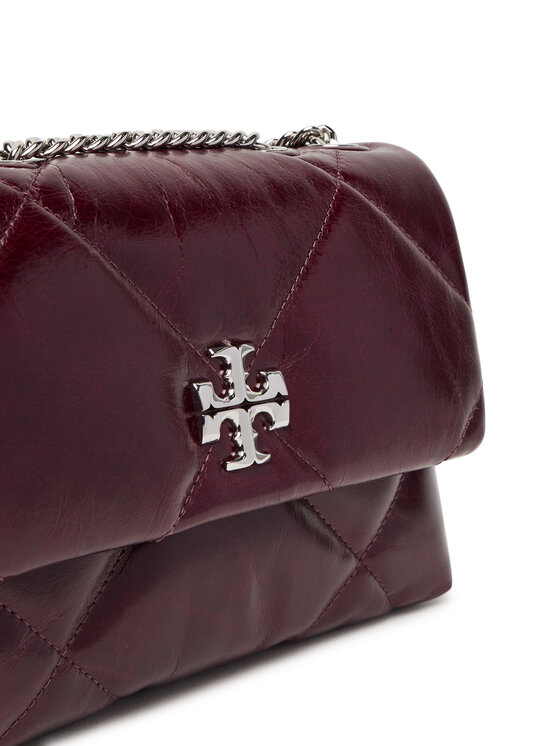 Tory Burch Tory Burch Ročna torba Kira Diamond 169326 Bordo rdeča