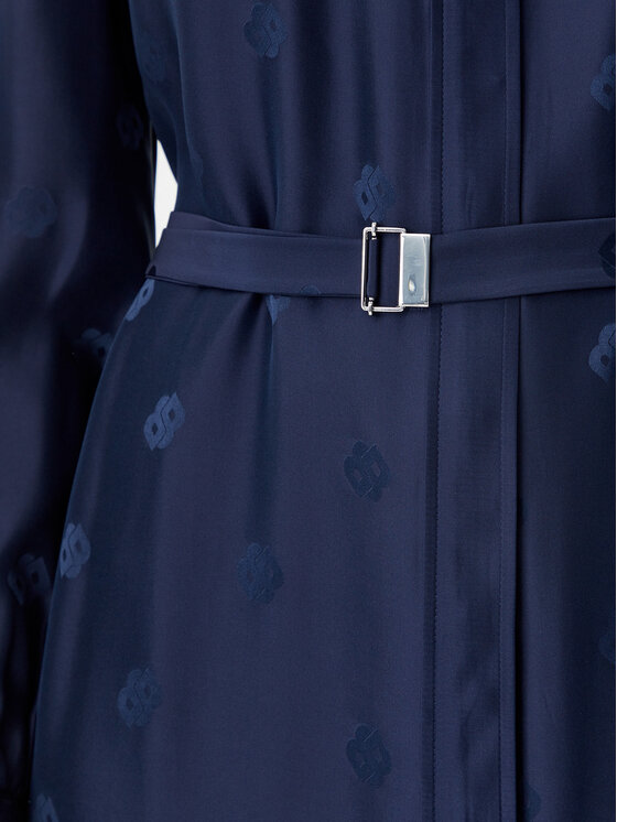 BOSS BOSS Rochie tip cămașă Dieshina1 50532758 Bleumarin Relaxed Fit