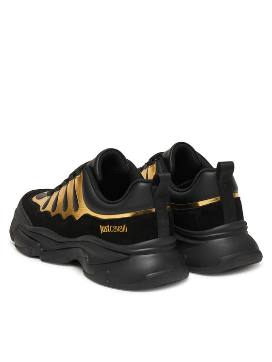 Just Cavalli Just Cavalli Sneakersy 79QA3SA2 ZPB56 Černá