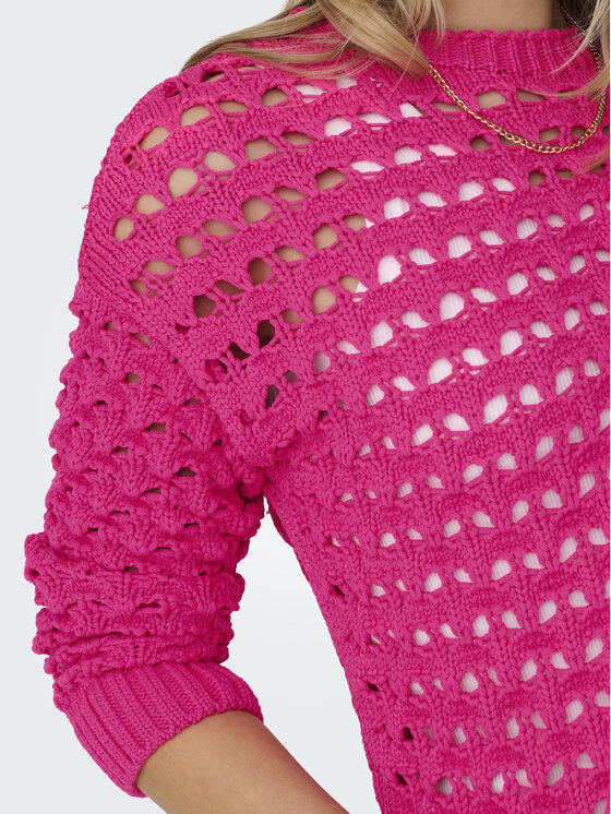 ONLY ONLY Sweater Linda 15311772 Rózsaszín Regular Fit