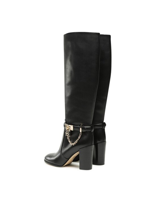 MICHAEL Michael Kors MICHAEL Michael Kors Zābaki Hamilton Heeled Boot 40F3HAHB5L Melns