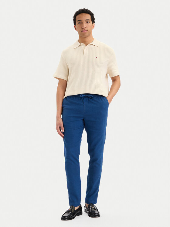Tommy Hilfiger Tommy Hilfiger Chino nohavice Harlem MW0MW42336 Modrá Regular Fit