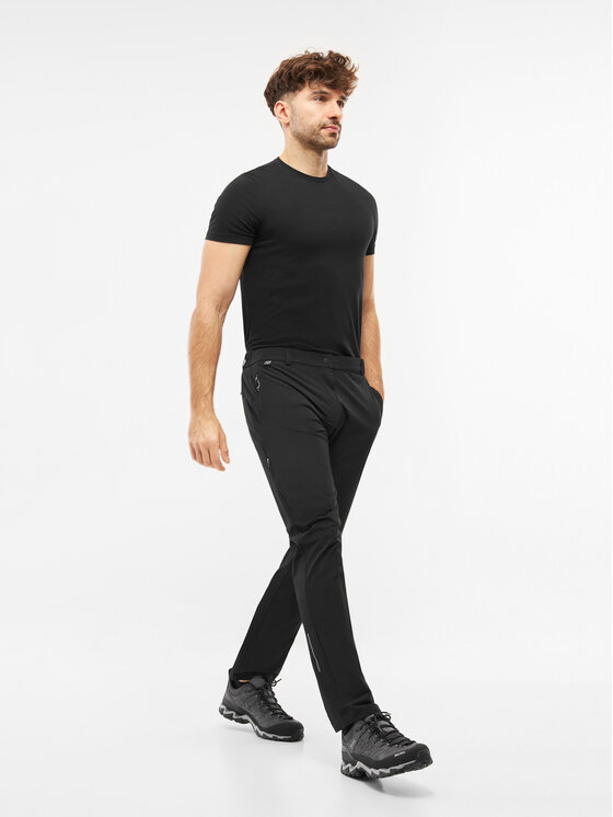 Viking Viking Spodnie materiałowe Rago Man Czarny Regular Fit