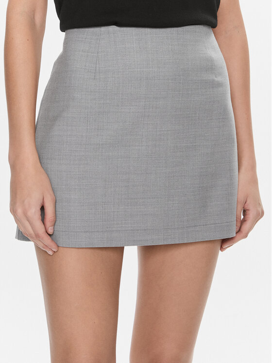 Herskind Herskind Mini sukně Debby 5003879 Šedá Regular Fit