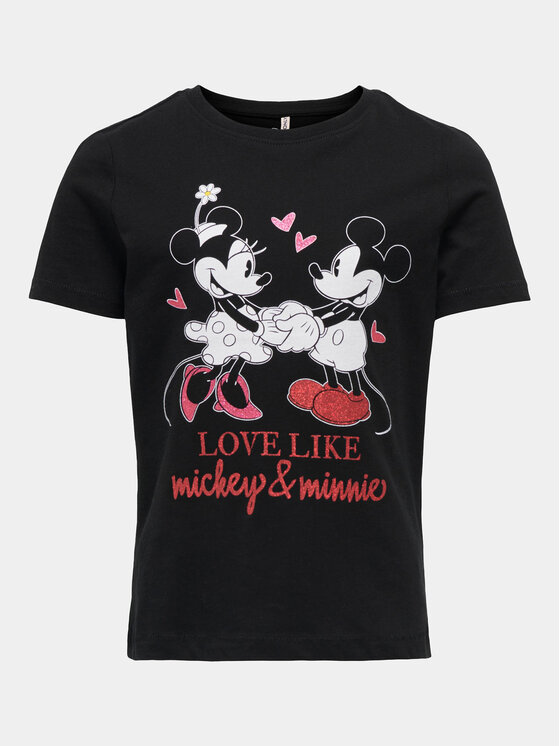 Kids ONLY Kids ONLY T-shirt MICKEY 15319034 Crna Regular Fit