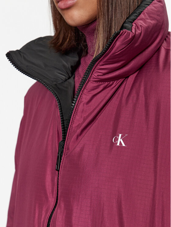 Calvin Klein Jeans Calvin Klein Jeans Зимова куртка 90's J20J222333 Фіолетовий Oversize