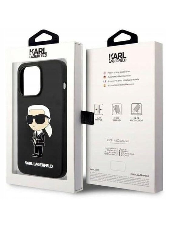 KARL LAGERFELD KARL LAGERFELD Etui na telefon Ikonik Czarny