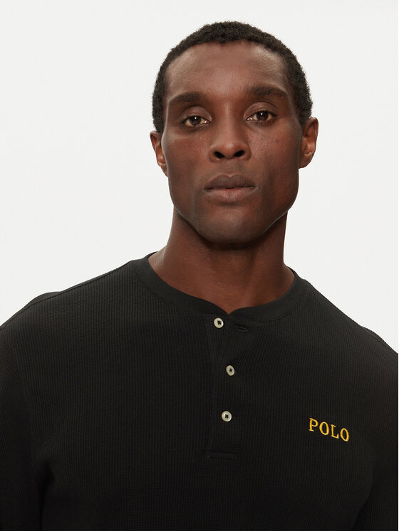 Polo Ralph Lauren Polo Ralph Lauren S dlouhým rukávem 714950609003 Černá Slim Fit