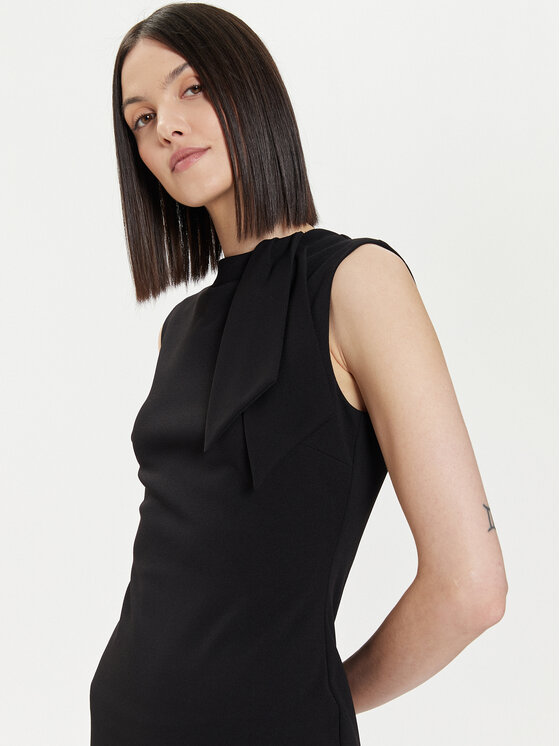 Rinascimento Rinascimento Rochie cocktail CFC0118282003 Negru Regular Fit