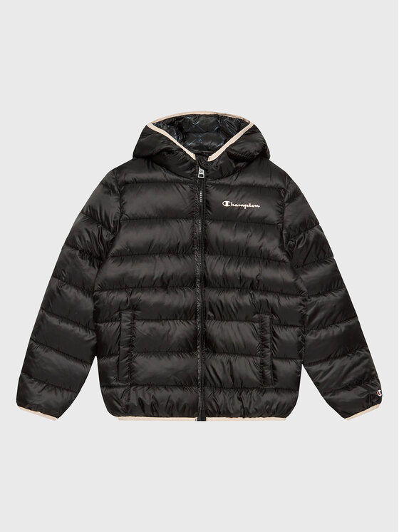 Champion Prechodná bunda 306197 Čierna Regular Fit