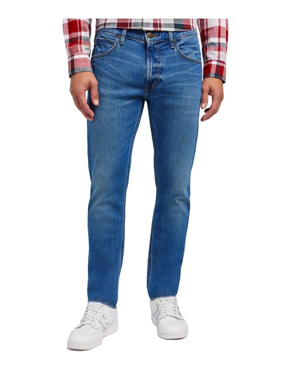 Lee Męskie Jeansy, rozmiar 33/32, Niebieskie, Luke Medium Stretch in Indigo Vintage