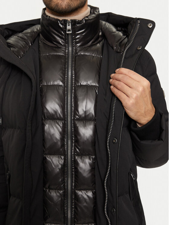 Guess Guess Зимно палто M4BL44 WGJR2 Черен Regular Fit
