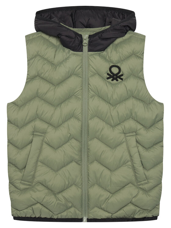United Colors Of Benetton United Colors Of Benetton Γιλέκο 2TWDCJ00R Γκρι Regular Fit