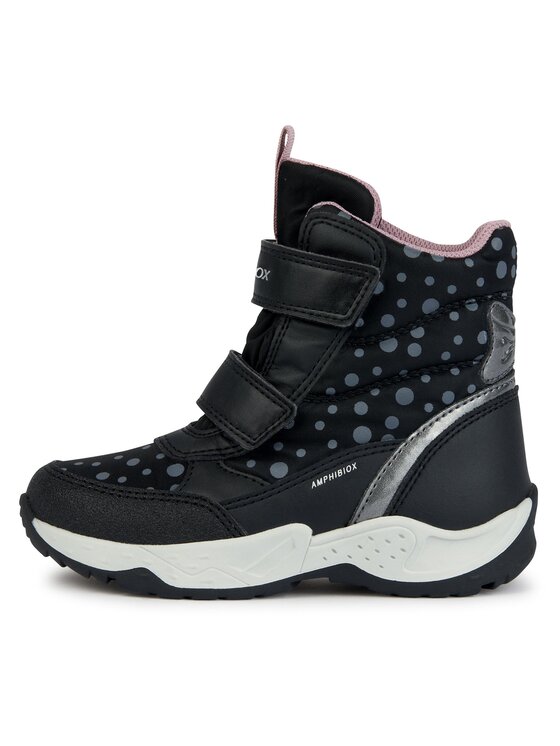 Geox Geox Μπότες Χιονιού J Sentiero Girl B Ab J36FVC 0MNNF C9244 M Μαύρο
