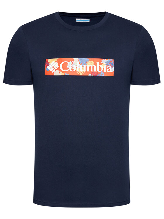 Columbia Columbia T-särk Rapid Ridge Graphic 1888813 Tumesinine Regular Fit