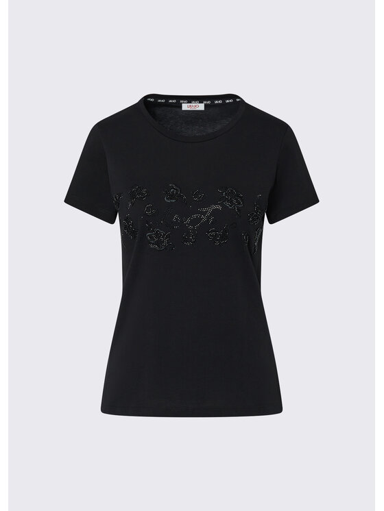 Liu Jo Liu Jo T-shirt TF6242JS923L9503 Nero Regular Fit