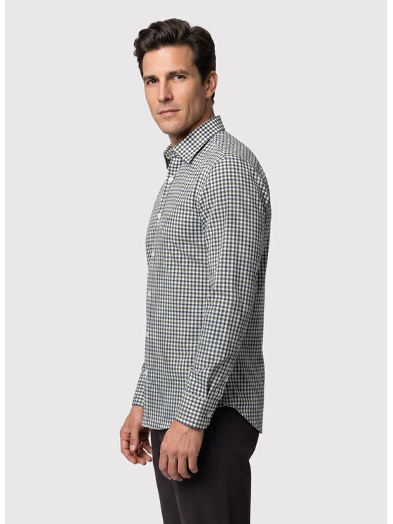 Pako Lorente Pako Lorente Koszula P26WF-1X-023 Zielony Slim Fit