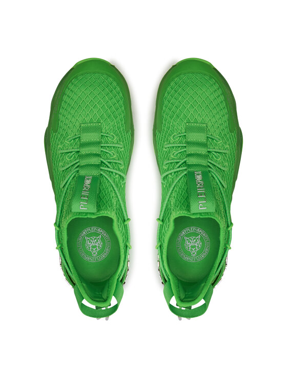Plein Sport Plein Sport Sneakersy SADS USC0522 STE003N Zielony