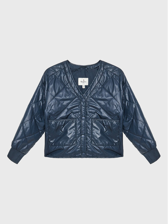Pepe Jeans Pepe Jeans Übergangsjacke Sheryline PG401064 Dunkelblau Regular Fit