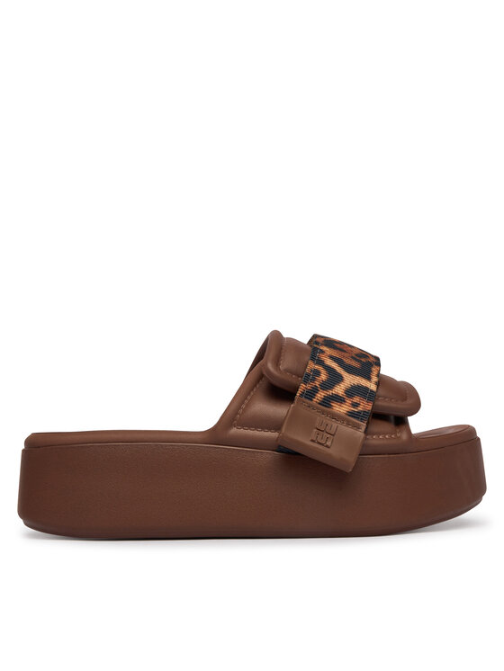 Melissa Melissa Šľapky Melissa Free Fuzzy Slide Platform Ad 37835 Hnedá