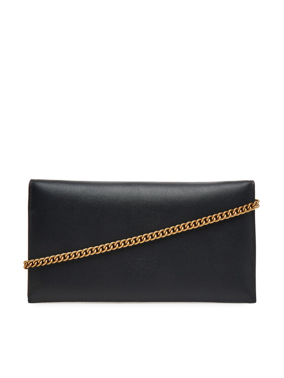 PINKO PINKO Ročna torba Flat Purse Mini AI 25-26 PCPL 105347 A0F1 Črna