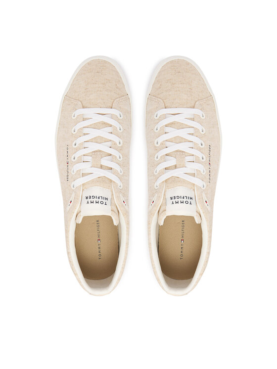 Tommy Hilfiger Tommy Hilfiger Сникърси Th Hi Vulc Core Low Chambray FM0FM05818 Бежов