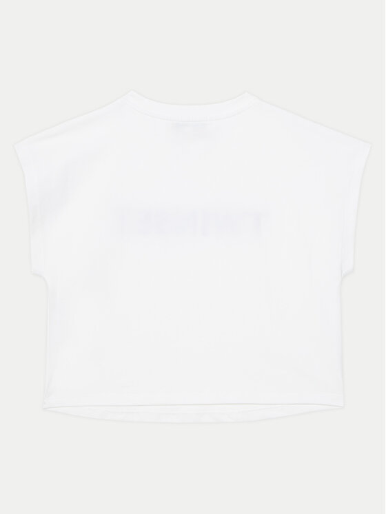 TWINSET TWINSET T-Shirt 251GJ2537 Biały Regular Fit