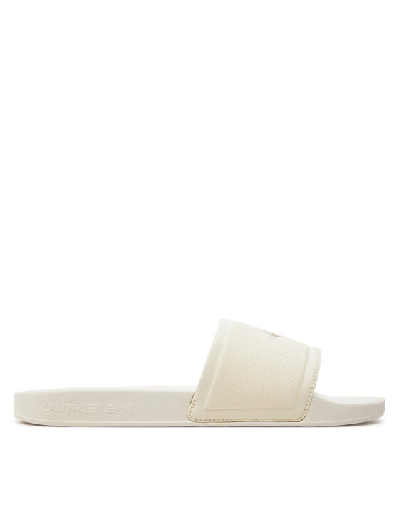 Calvin Klein Jeans Calvin Klein Jeans Şlapi Slide Institutional Metallic YM0YM01018 Gri