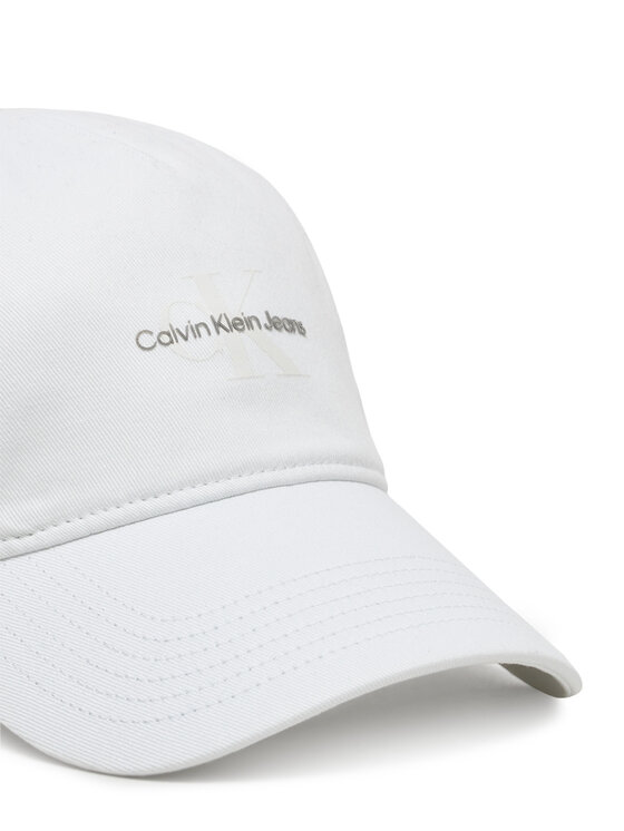 Calvin Klein Jeans Calvin Klein Jeans Καπέλο Jockey Printed Monologo Cap LV04K5027G Λευκό
