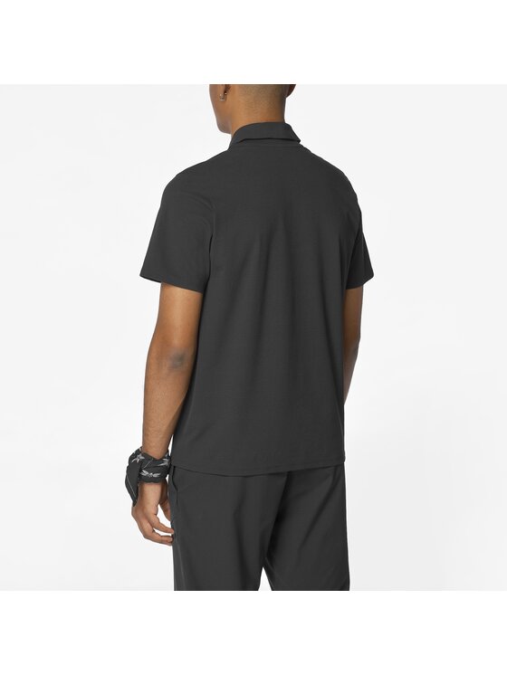 Salomon Salomon Polo TRACKLINE Czarny Regular Fit