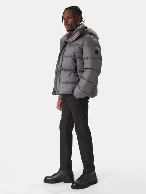 BOSS BOSS Winterjacke Omaris 50528573 Grau Regular Fit