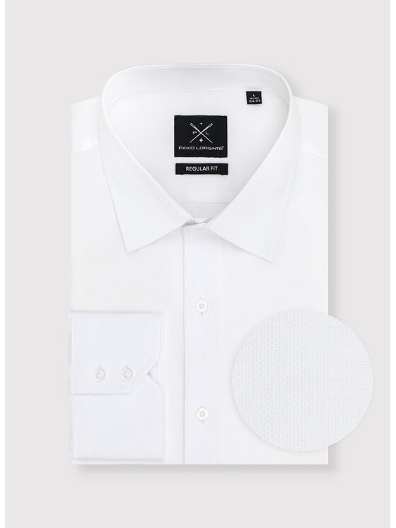 Pako Lorente Pako Lorente Koszula P000B-1X-595 Biały Regular Fit