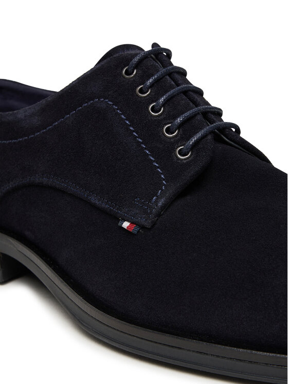 Tommy Hilfiger Tommy Hilfiger Cipele Corporate Derby FM0FM05582 Tamnoplava