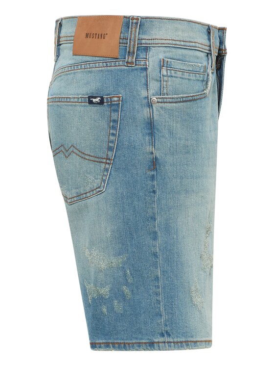 Mustang Mustang Szorty jeansowe Style Denver Shorts Niebieski Slim Fit