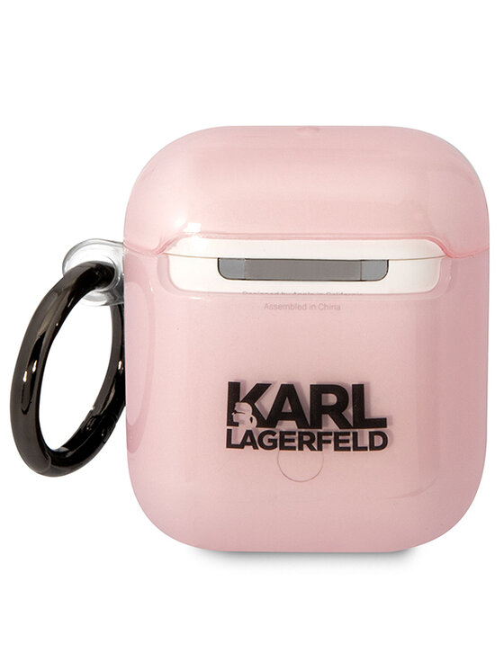 KARL LAGERFELD KARL LAGERFELD Etui na słuchawki AirPods 1/2 Różowy