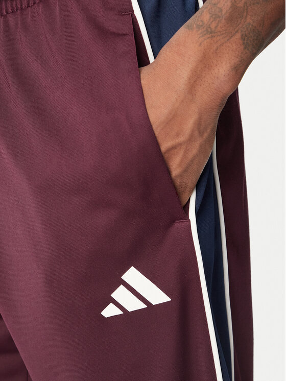 adidas adidas Jogginganzug Colour Block KH2731 Dunkelrot Regular Fit