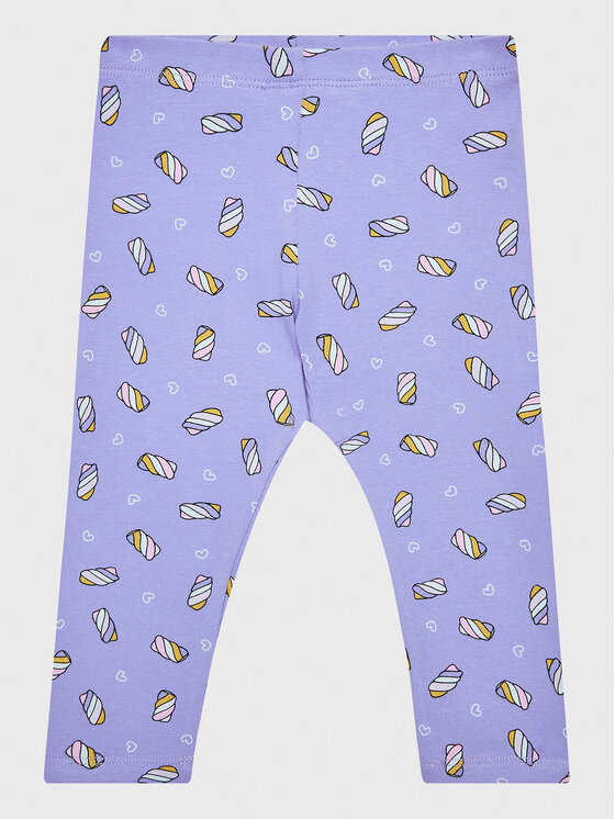 United Colors Of Benetton United Colors Of Benetton Leggings 3XFUGF01S Ljubičasta Slim Fit