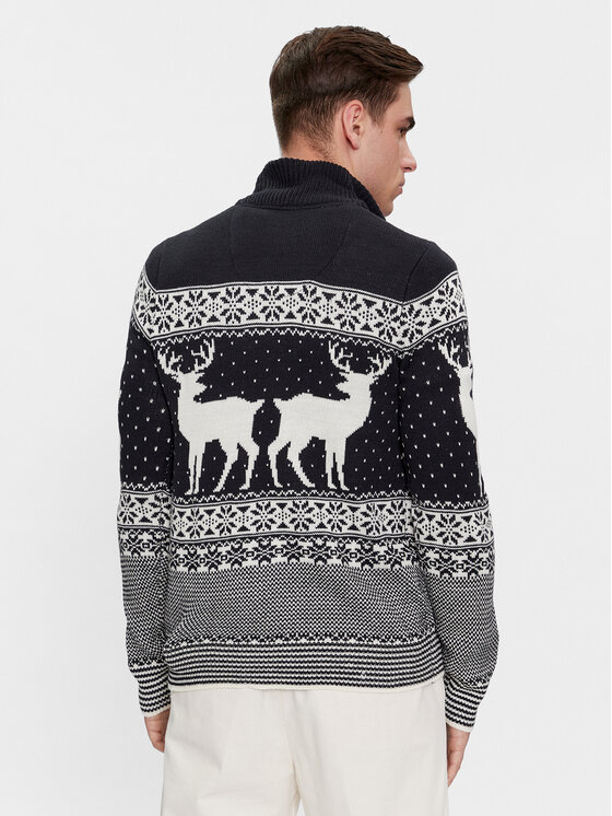 Brave Soul Brave Soul Pullover MK-248CRATCHITB Dunkelblau Regular Fit
