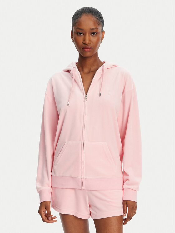 Juicy Couture Juicy Couture Pulóver Halan JCWAS24342 Rózsaszín Oversize