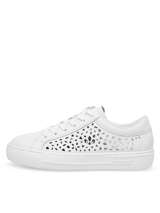 Rieker Rieker Sneakersy L8831-80 Biały