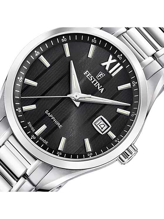 Festina Festina Zegarek F20026-4 Srebrny