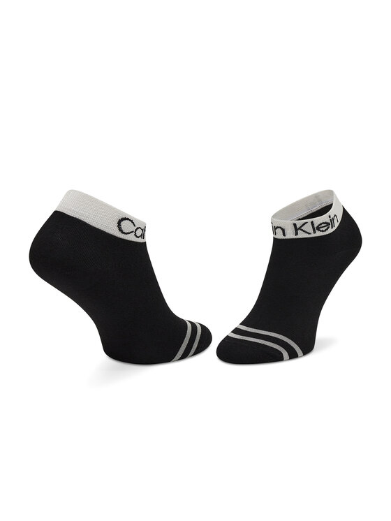 Calvin Klein Calvin Klein 2 sieviešu zemo zeķu pāru komplekts 701218775 Melns