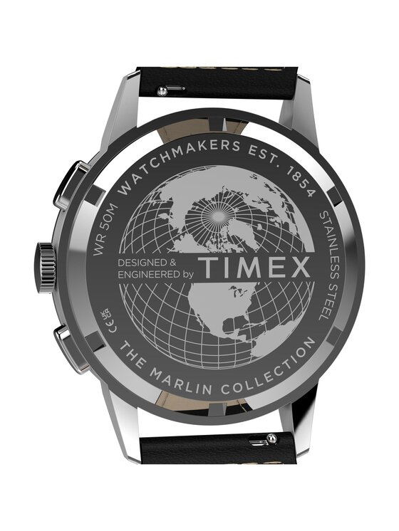 Timex Timex Zegarek TW6A01200 Czarny