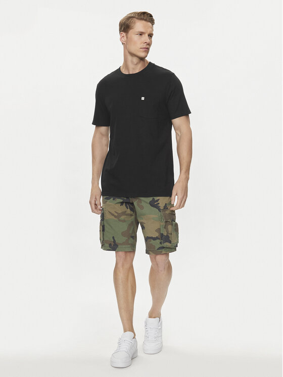 Gap Gap Kratke hlače iz tkanine 440760-03 Zelena Regular Fit