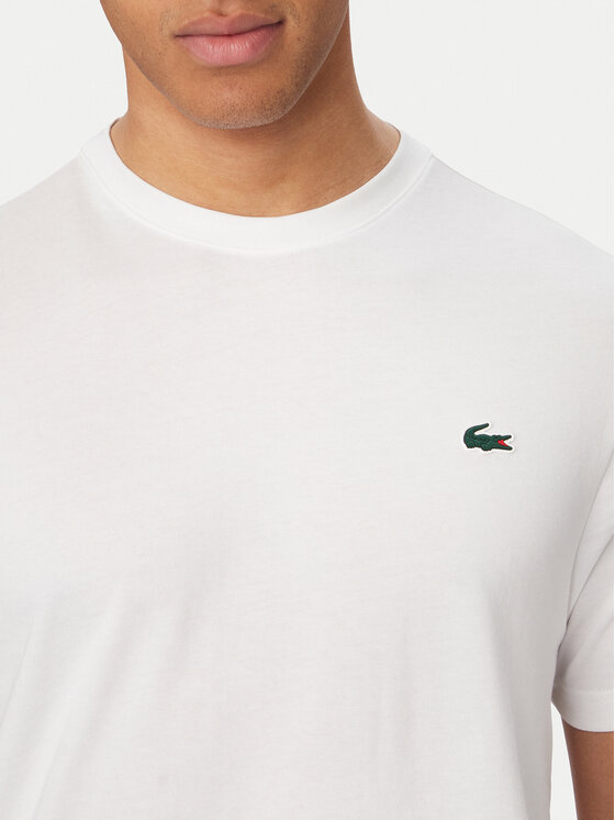Lacoste Lacoste Tričko TH0003 Biela Regular Fit