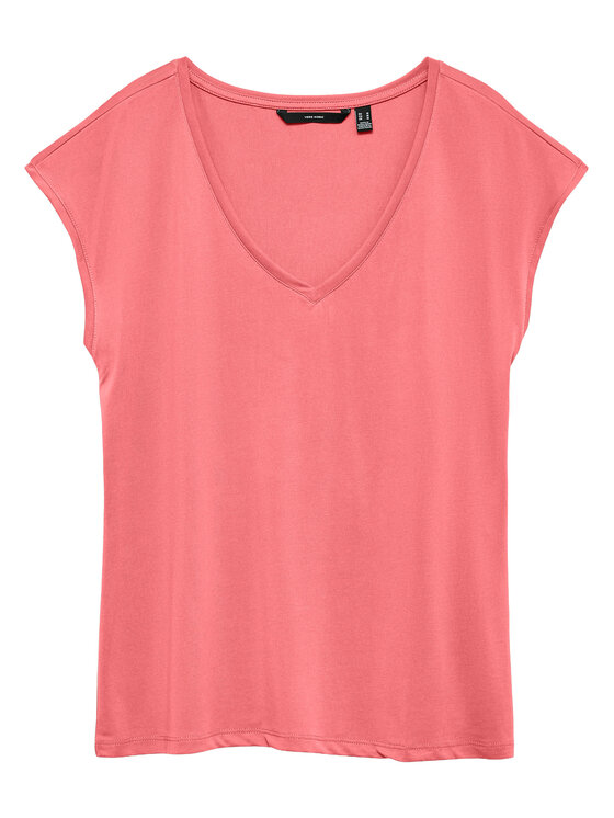 Vero Moda Vero Moda Тишърт Filli 10247666 Розов Relaxed Fit
